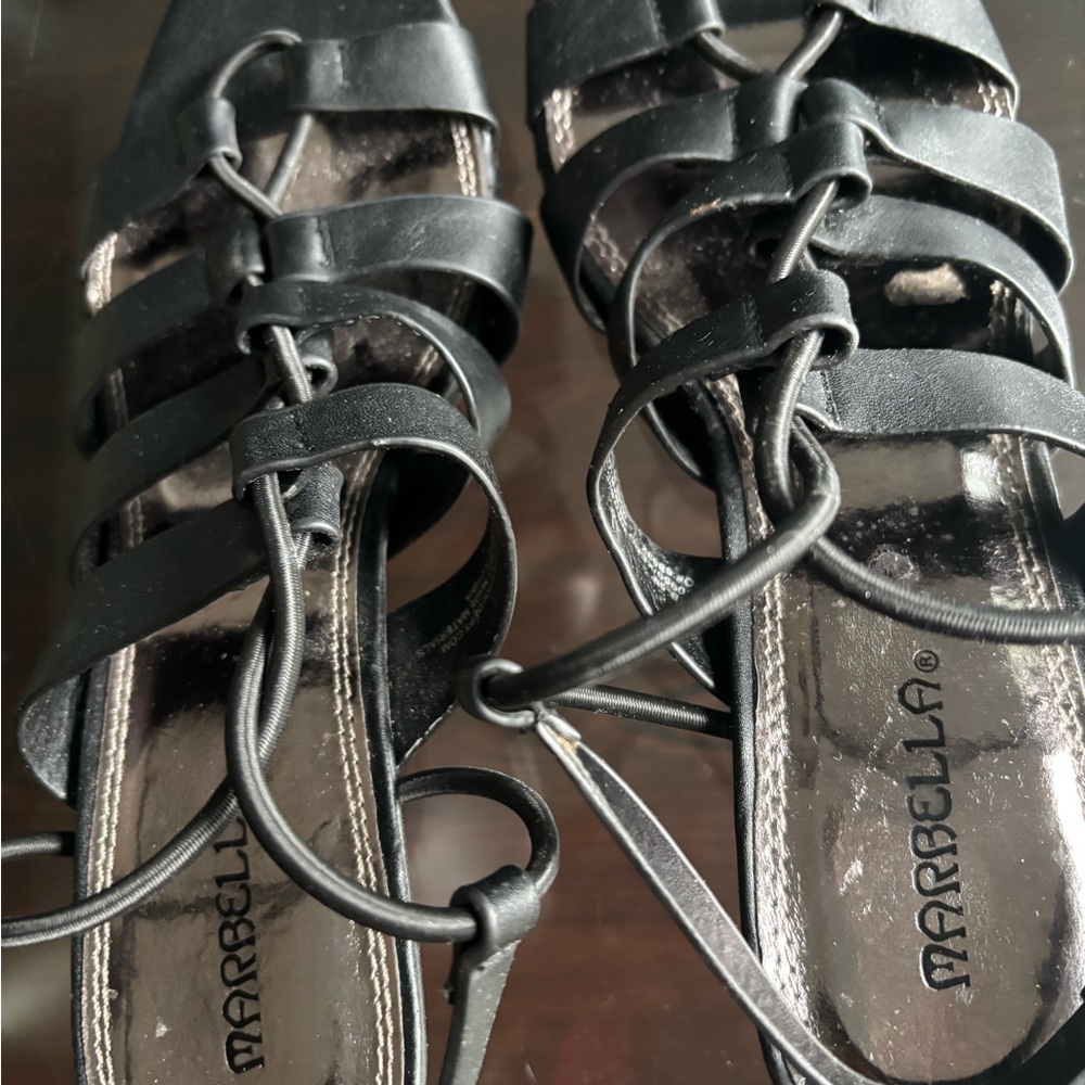 Marbella black and Stylish sandals